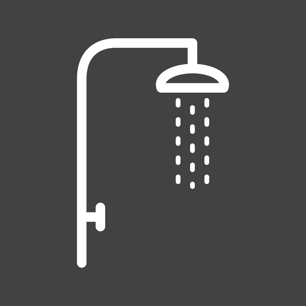 Shower Line Inverted Icon