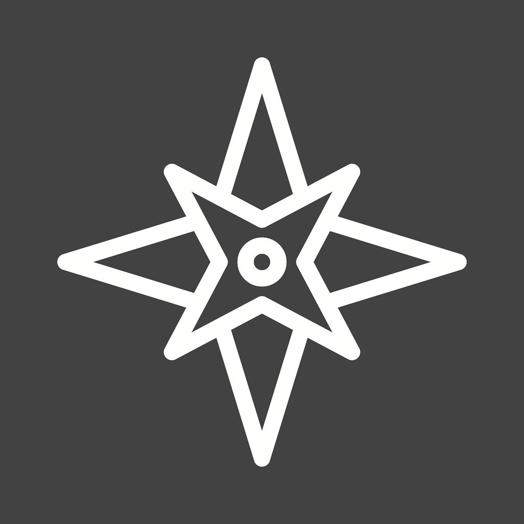 Star Line Inverted Icon