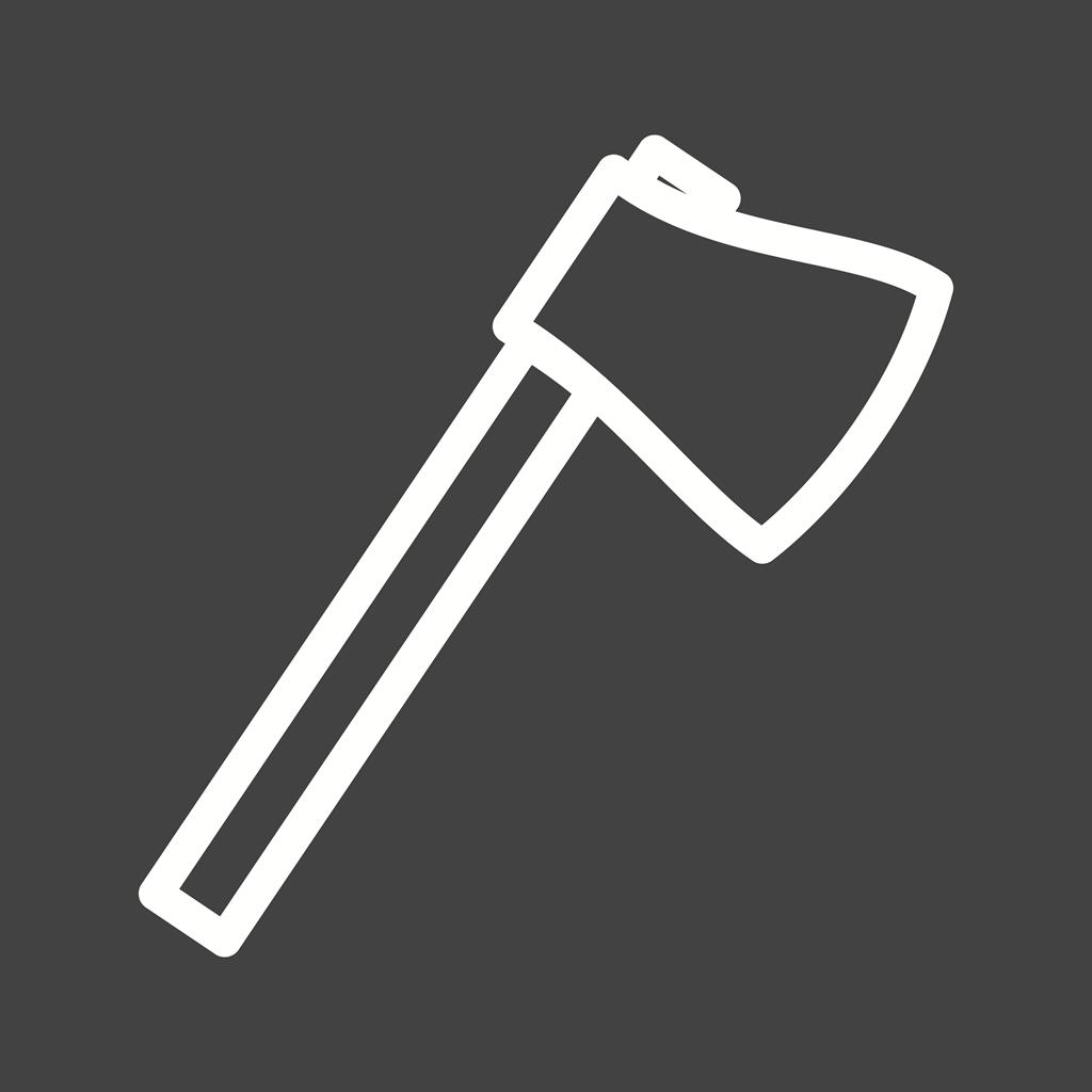 Axe Line Inverted Icon