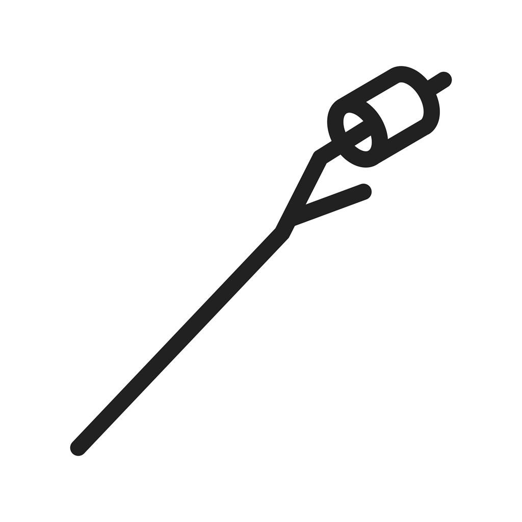 Roasted Marshmallow Line Icon