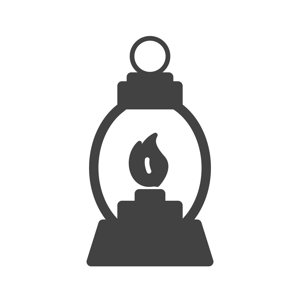 Gas Lamp Glyph Icon