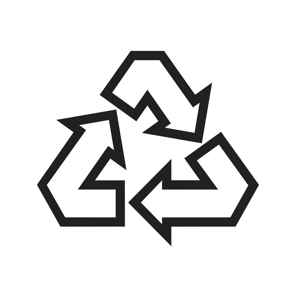 Recycle Line Icon - IconBunny