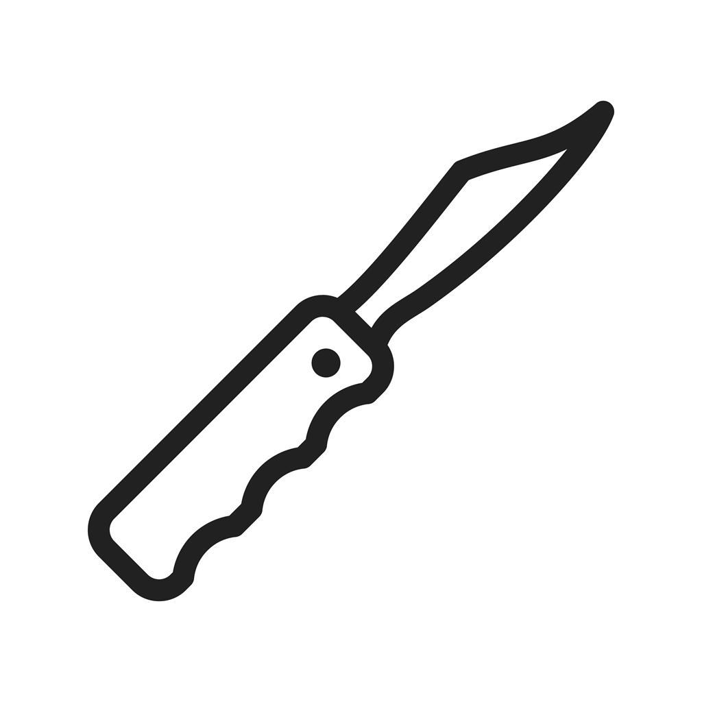 Pocket Knife Line Icon