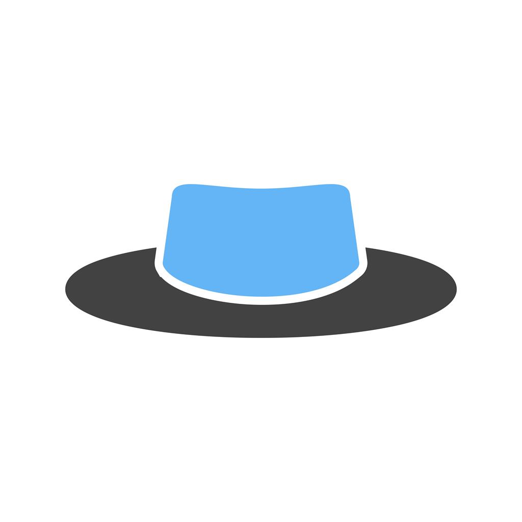 Hat Blue Black Icon