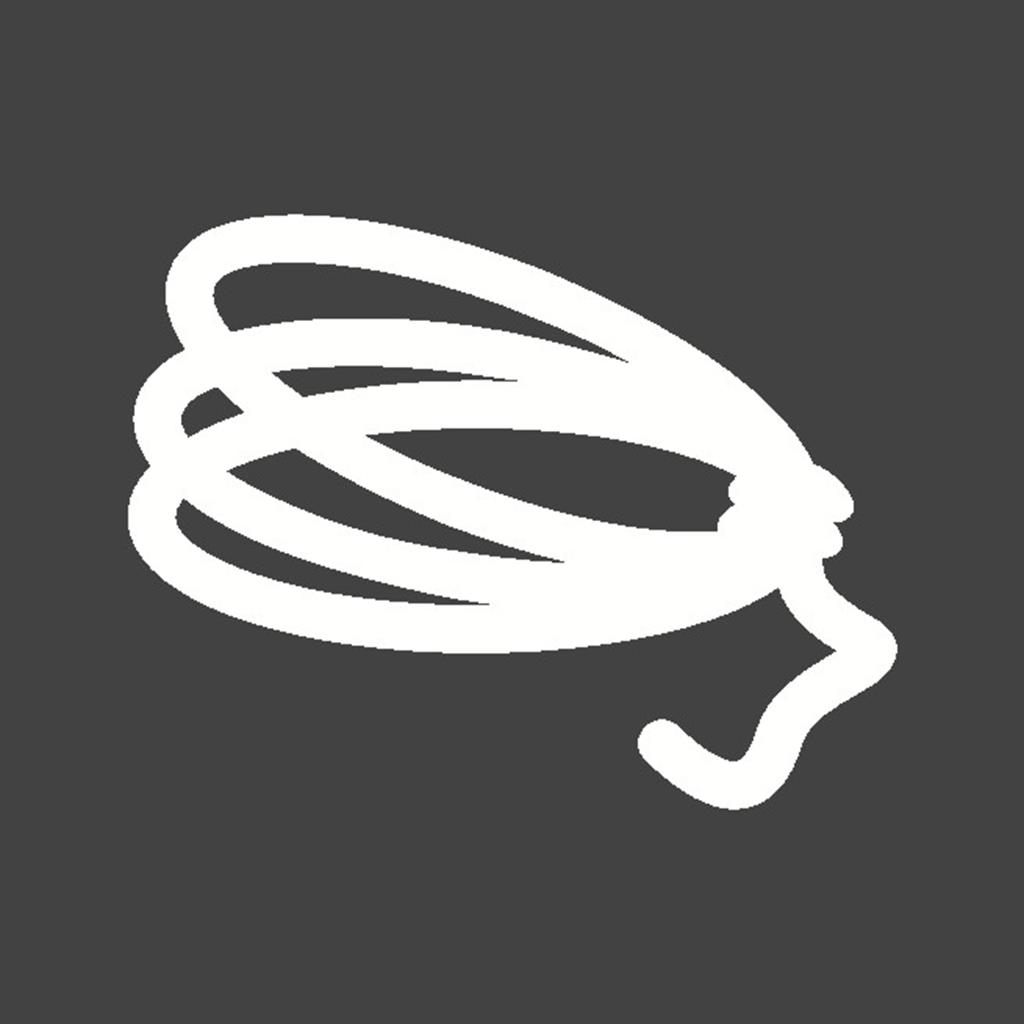 Rope Glyph Inverted Icon