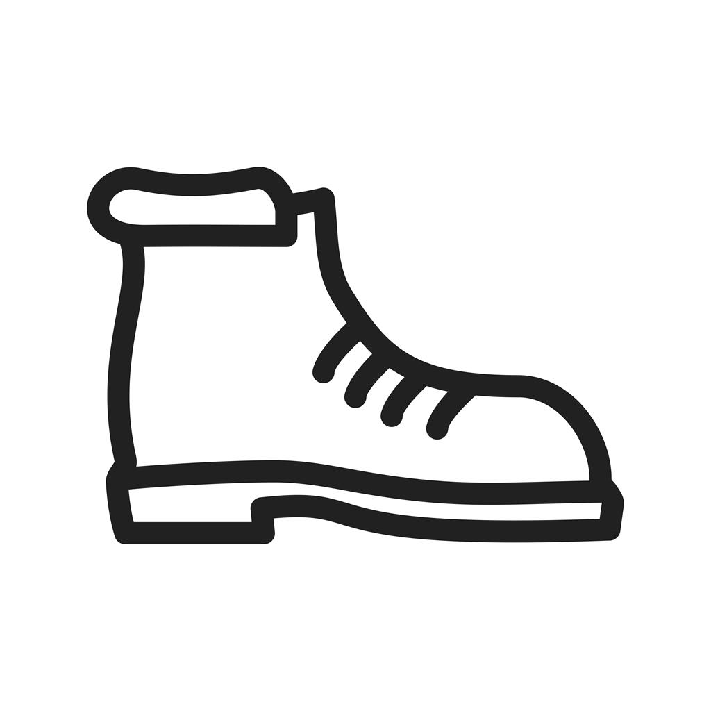 Camping Boot Line Icon