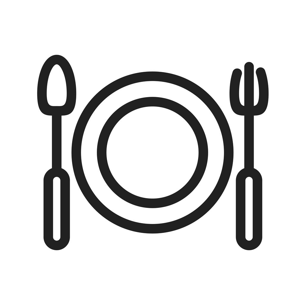 Meal Line Icon