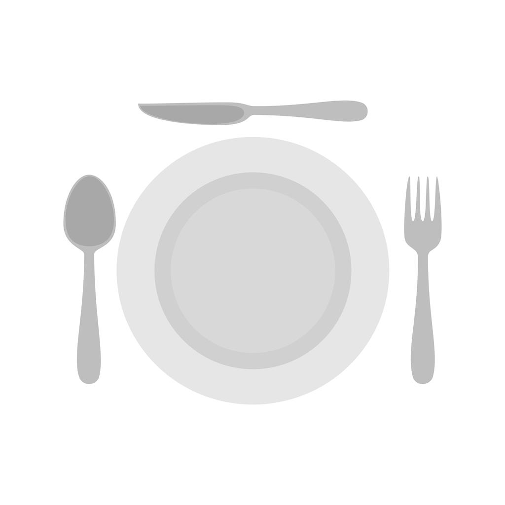 Meal Greyscale Icon