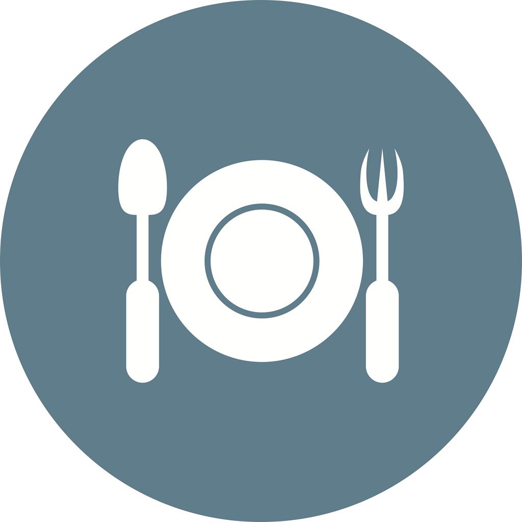 Meal Flat Round Icon