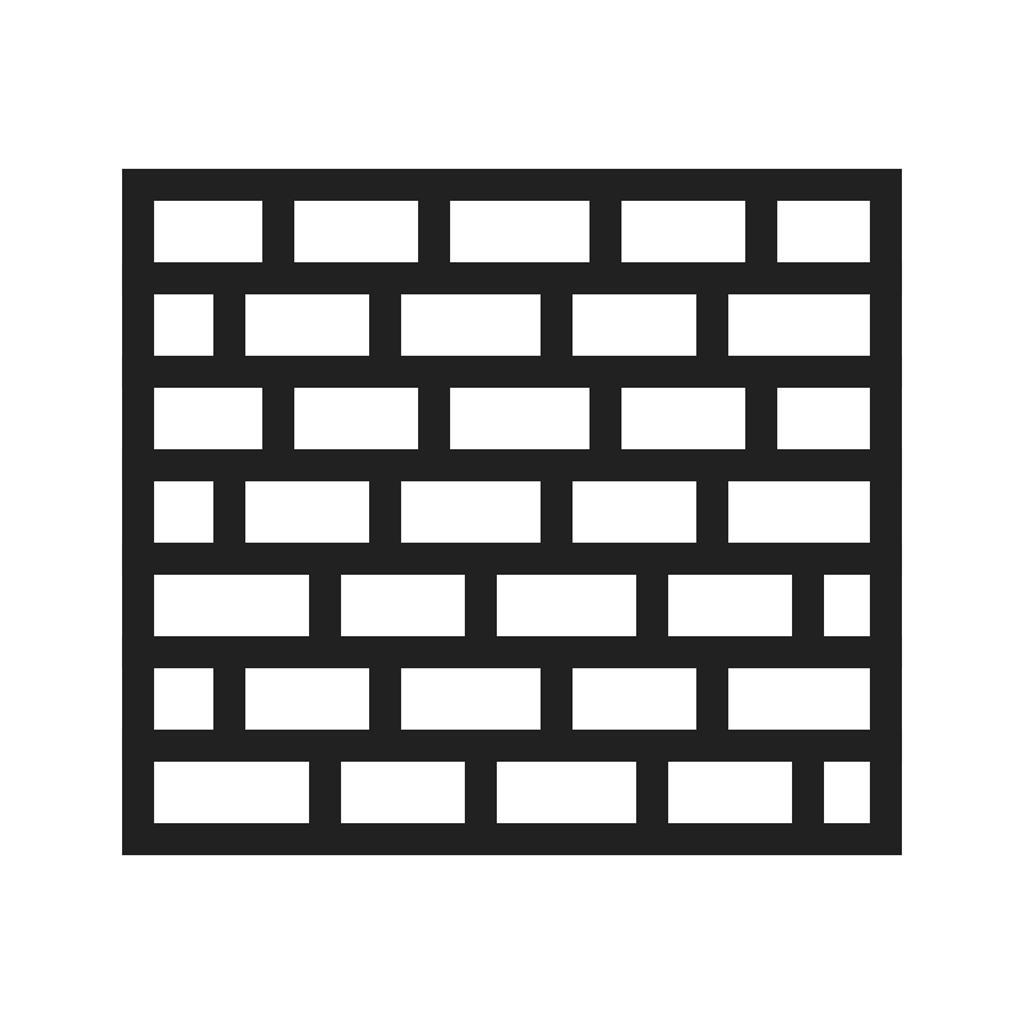 Brick Wall I Line Icon