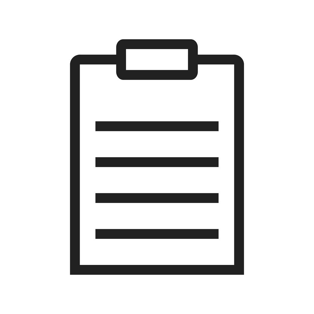 Loan Document Line Icon