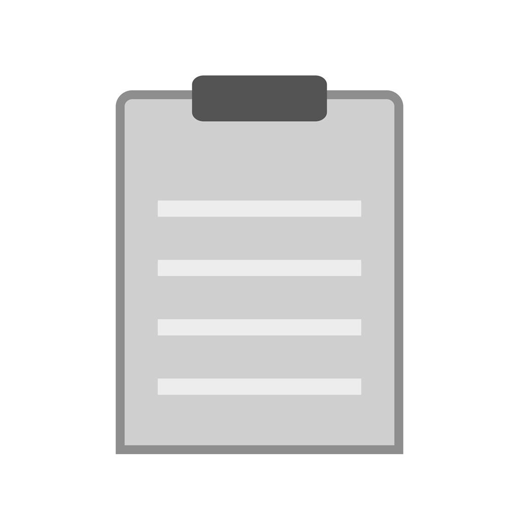 Loan Document Greyscale Icon