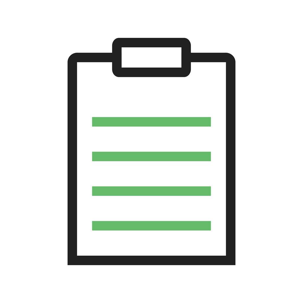 Loan Document Line Green Black Icon