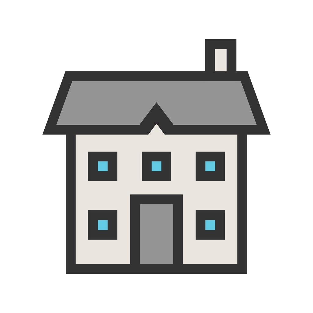 House II Line Filled Icon