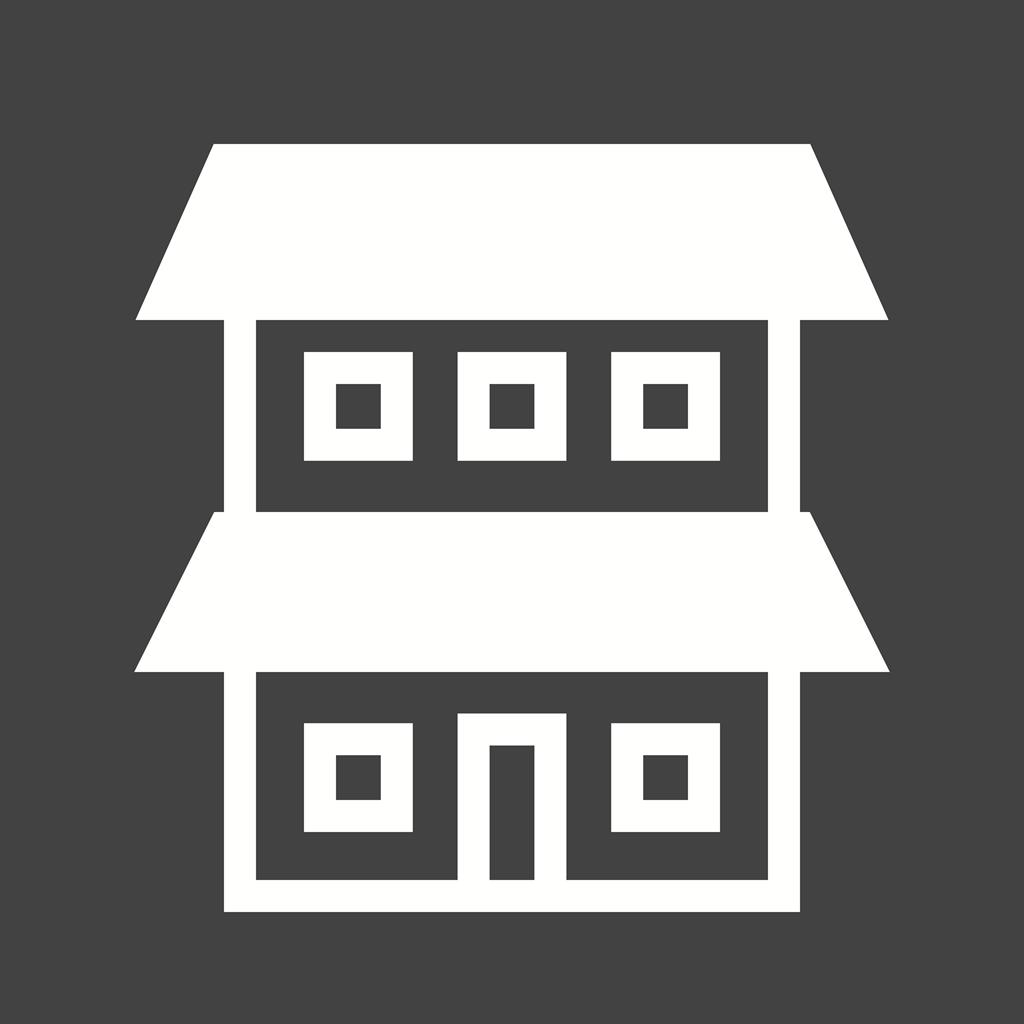 House III Glyph Inverted Icon