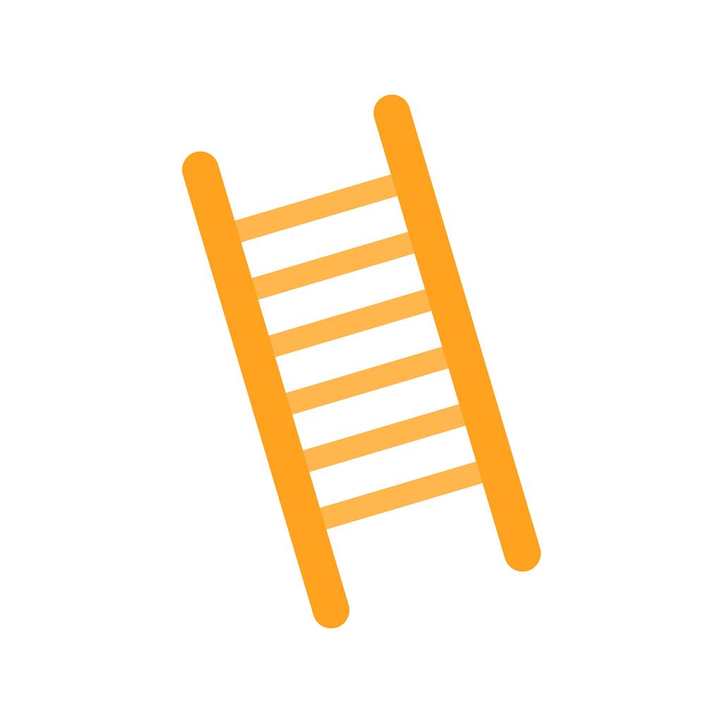 Ladder Flat Multicolor Icon