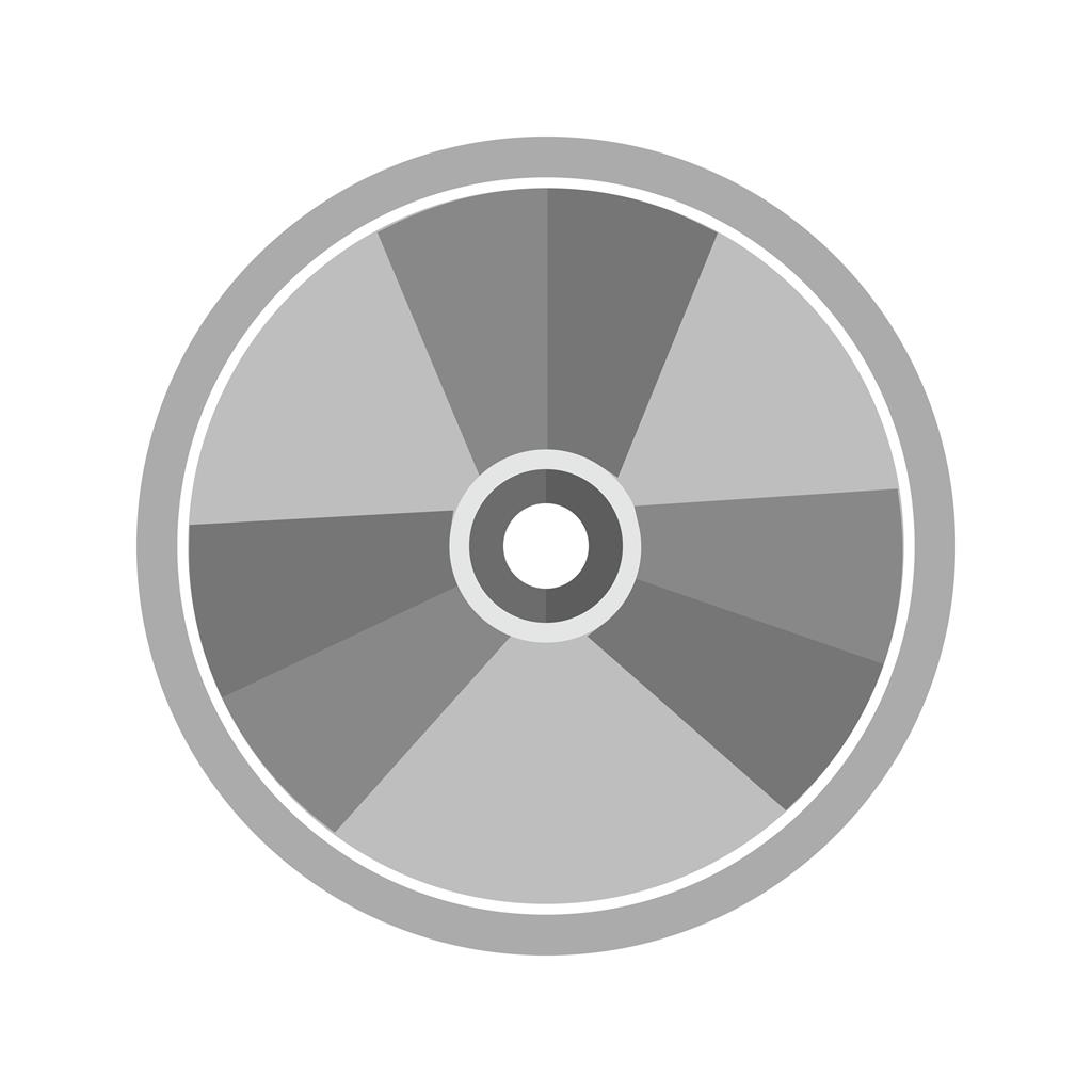 Radiation Greyscale Icon - IconBunny