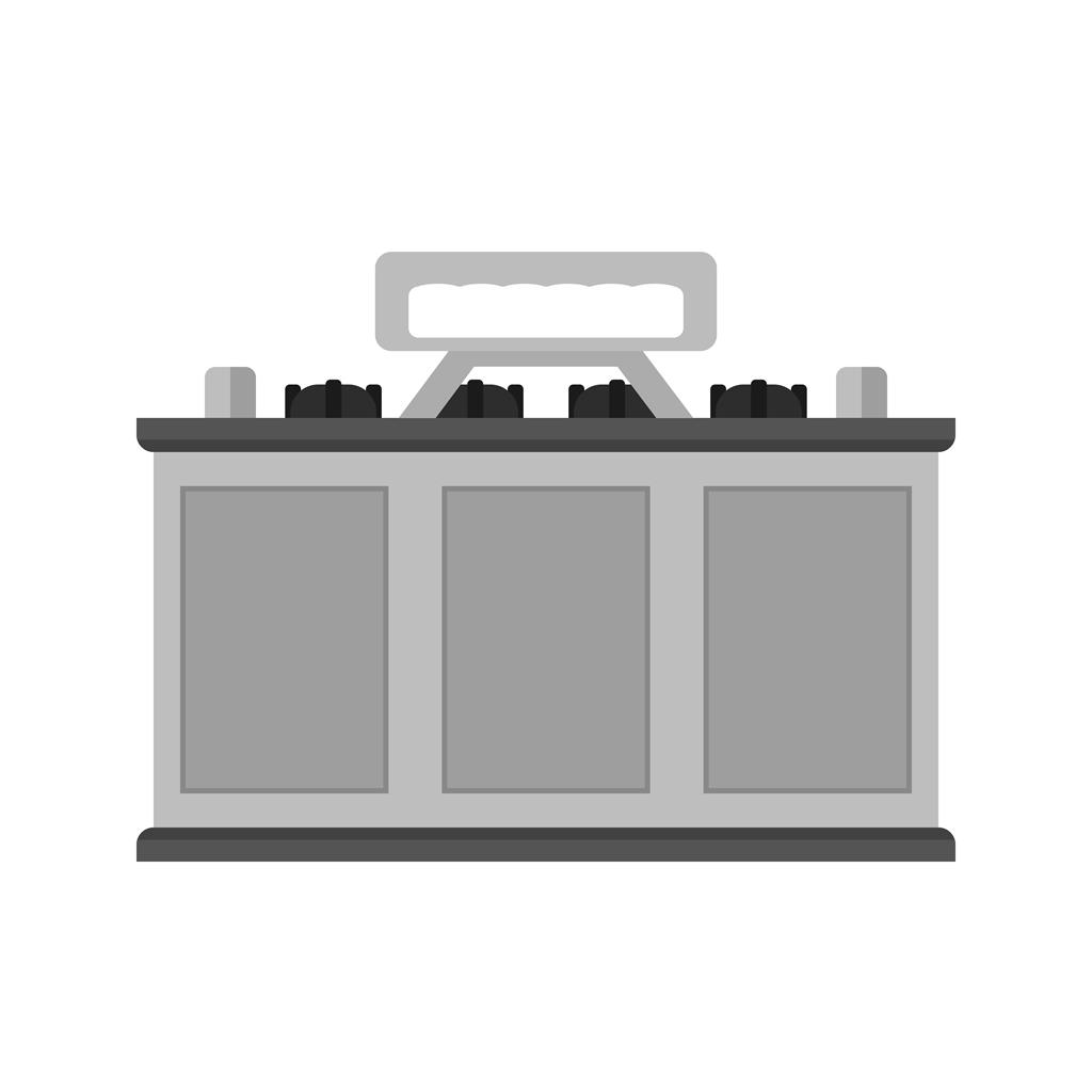 Battery Greyscale Icon - IconBunny
