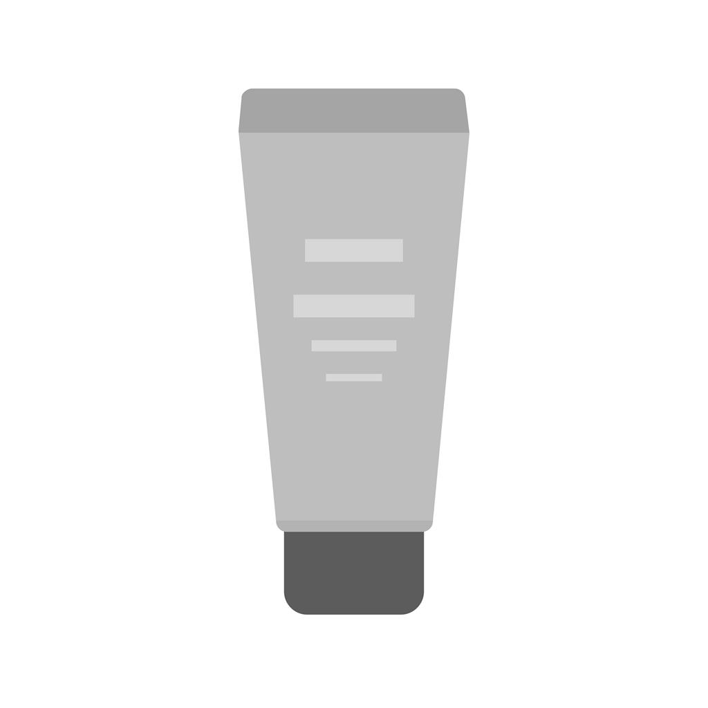 Cream in tube Greyscale Icon