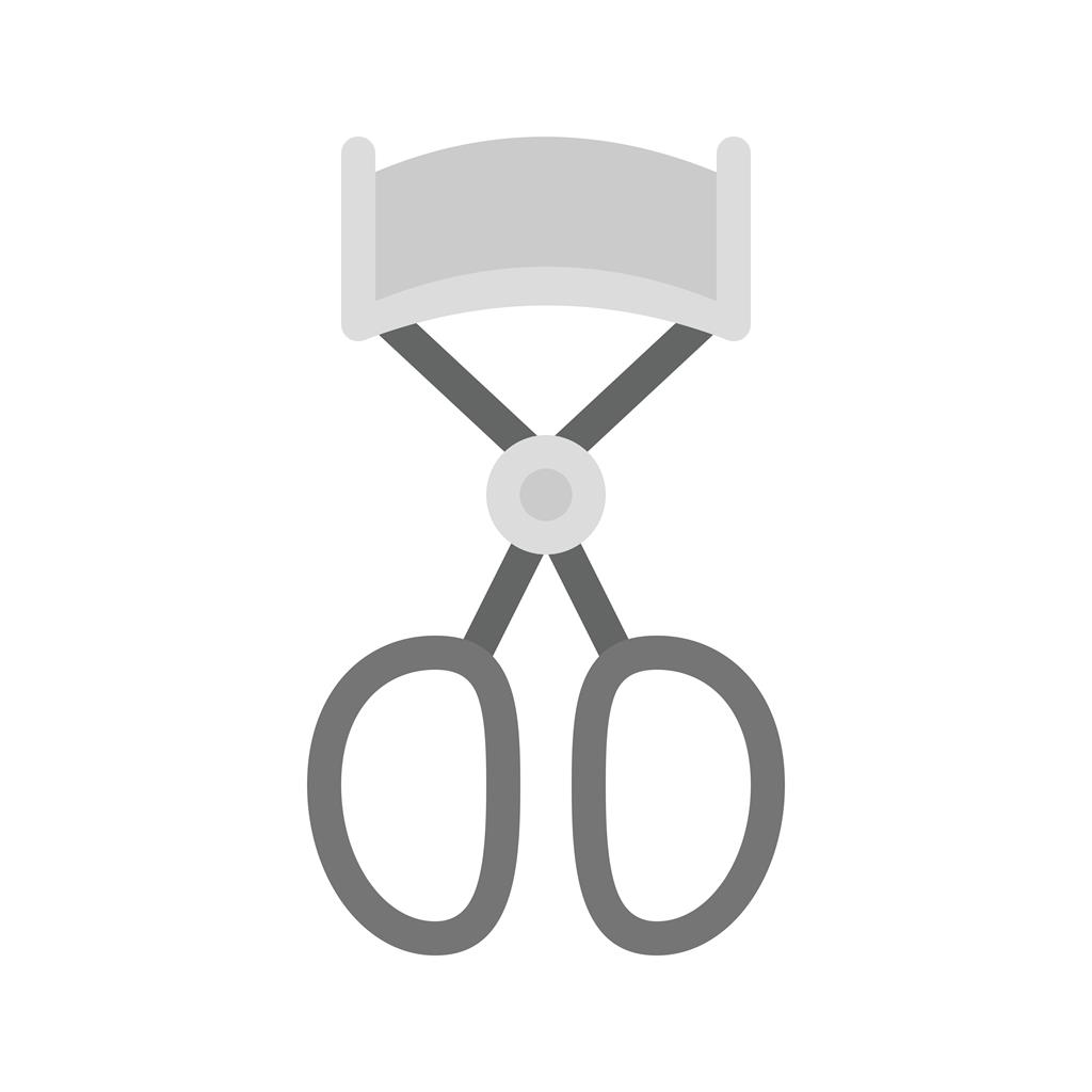 Eyelash Curler Greyscale Icon