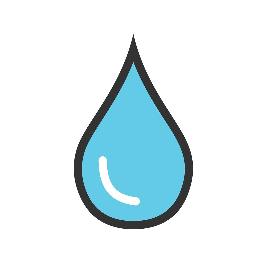 Water Line Filled Icon - IconBunny