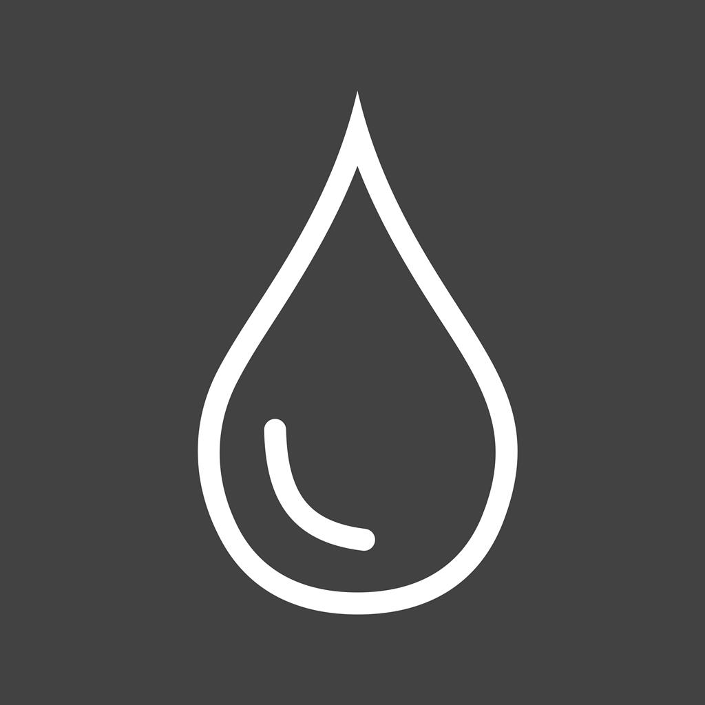 Water Line Inverted Icon - IconBunny