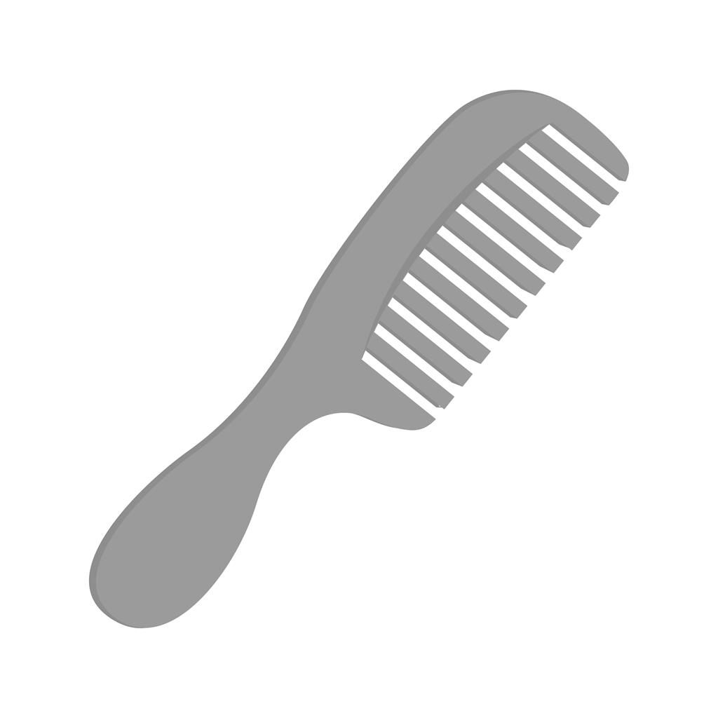 Comb Greyscale Icon
