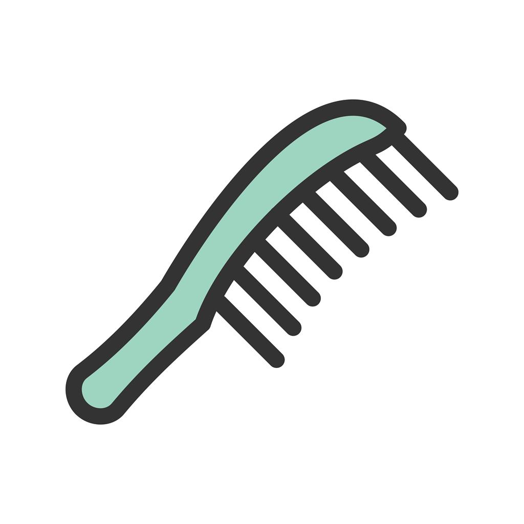 Comb Line Filled Icon