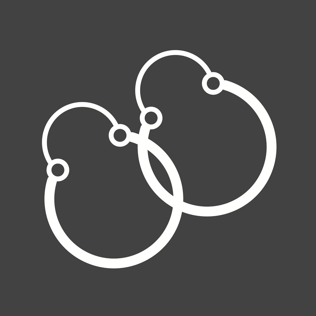 Earrings II Line Inverted Icon