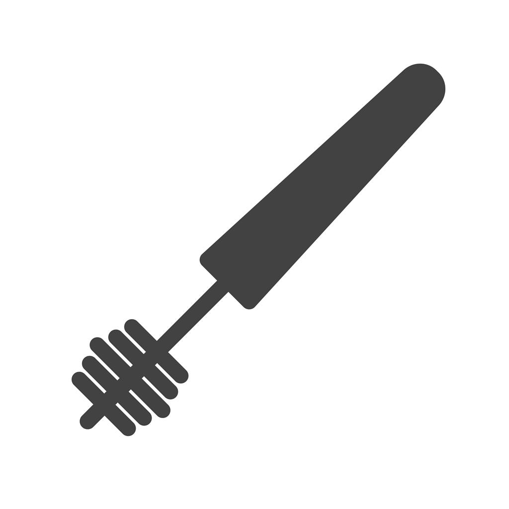 Mascara Brush Glyph Icon