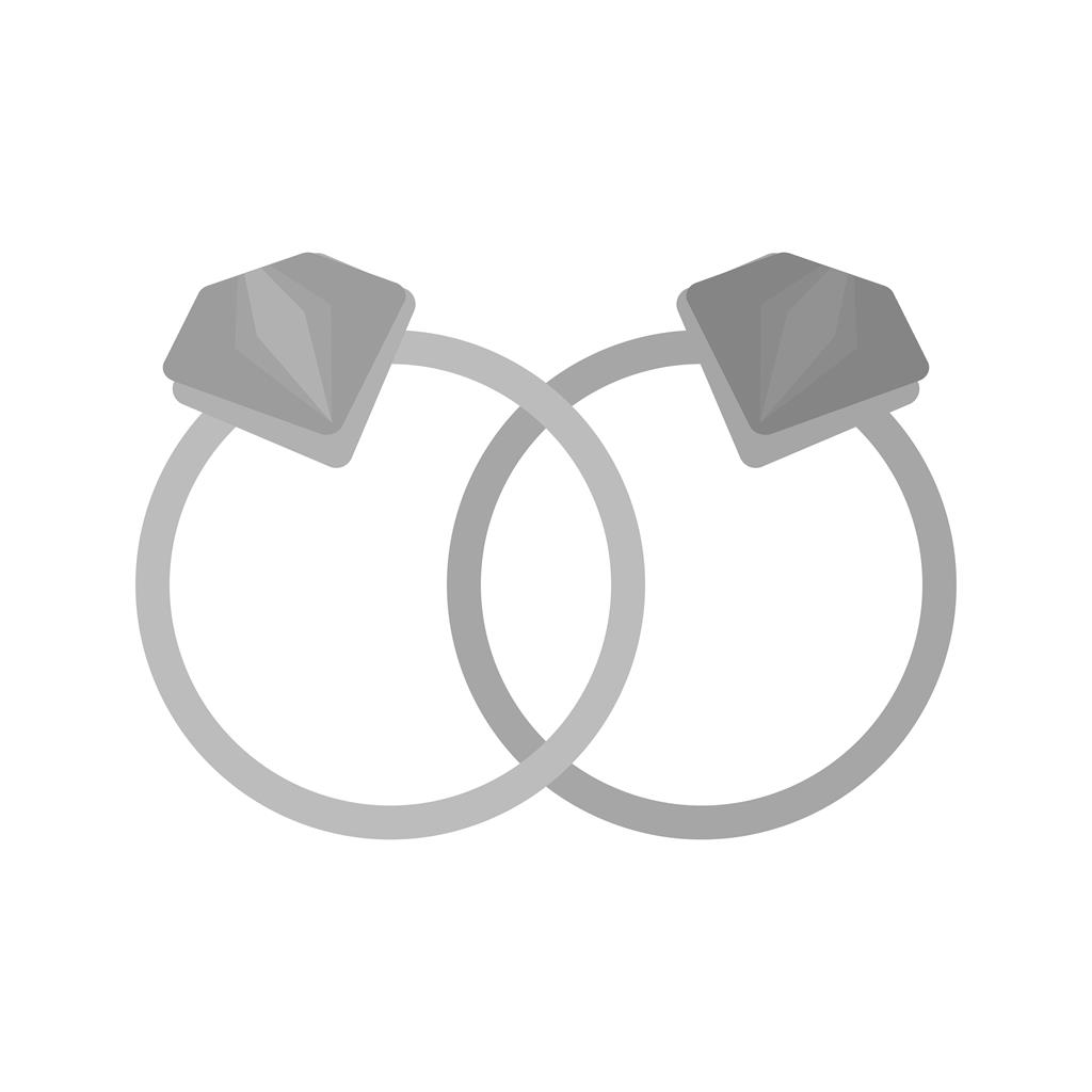 Rings Greyscale Icon