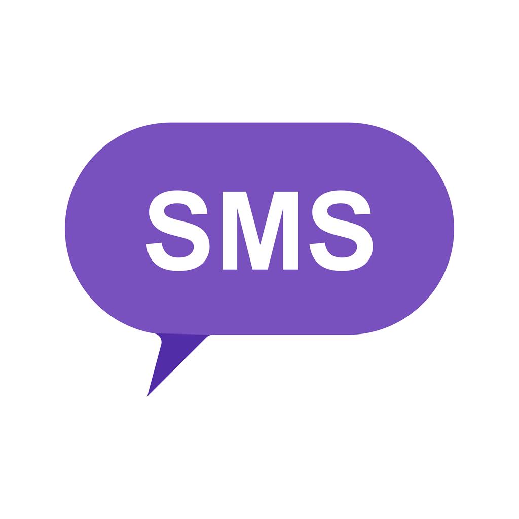 SMS Bubble Flat Multicolor Icon