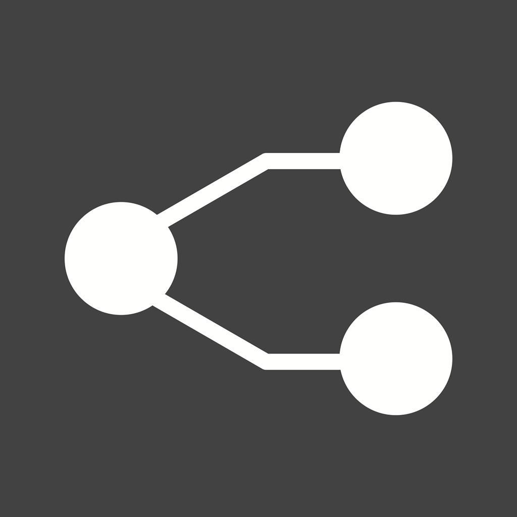 Network I Glyph Inverted Icon