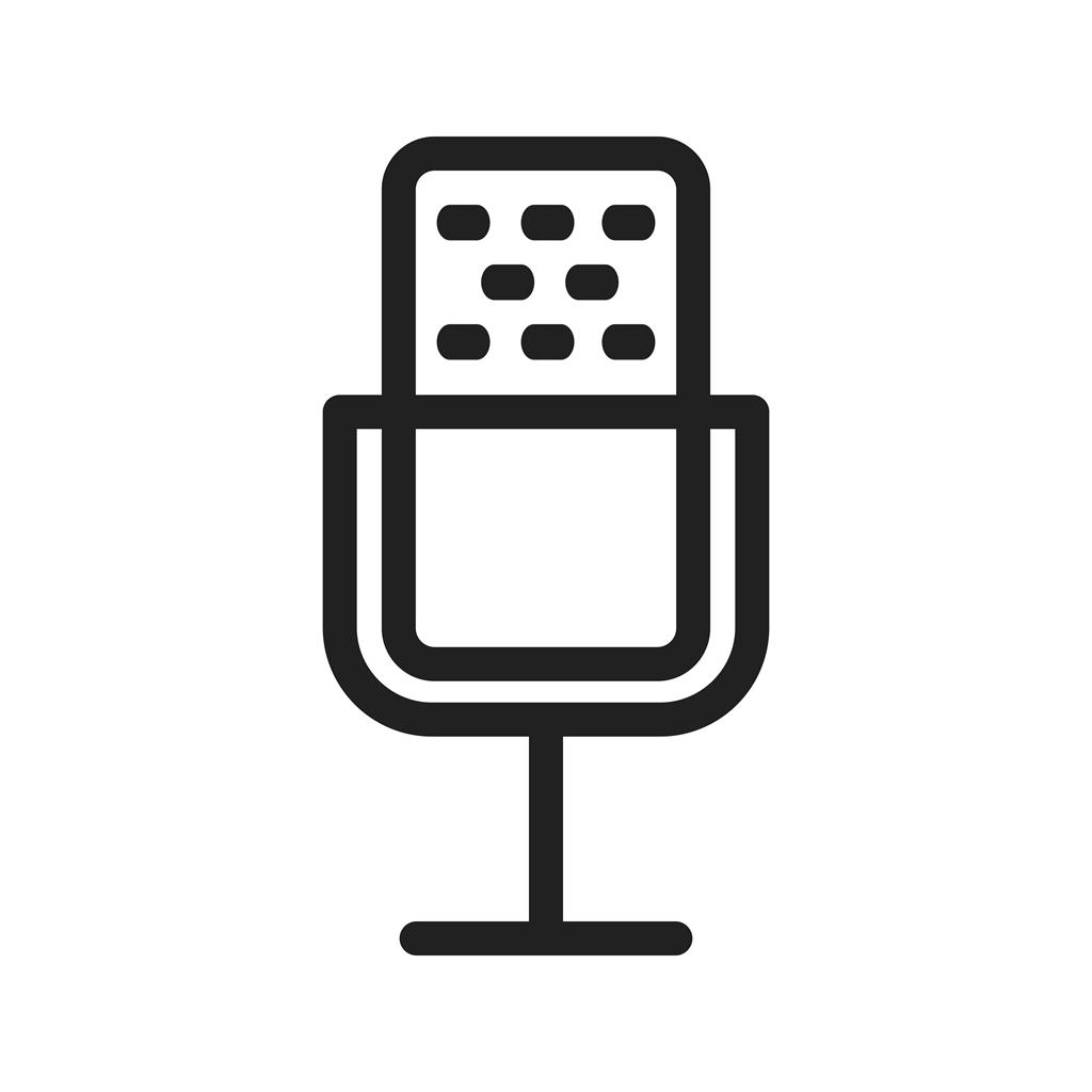 Microphone I Line Icon