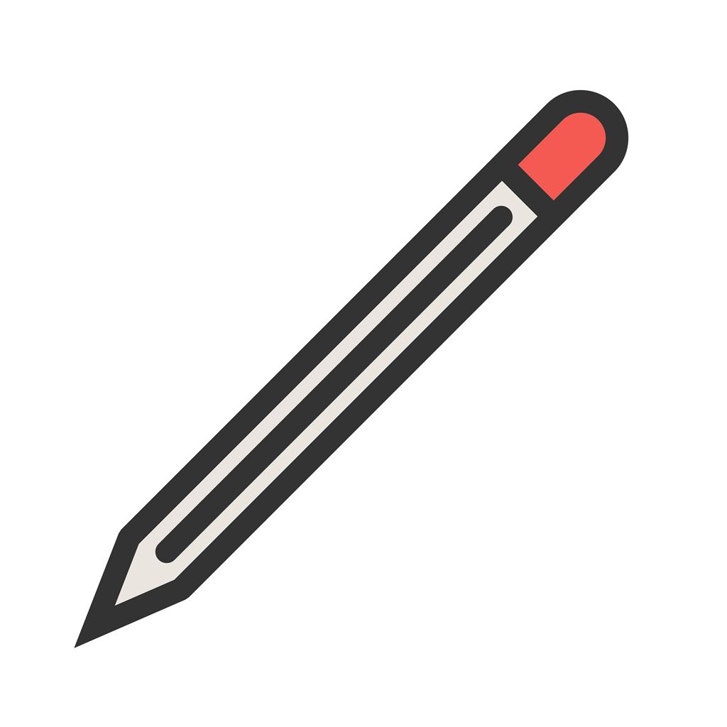 Pencil Line Filled Icon