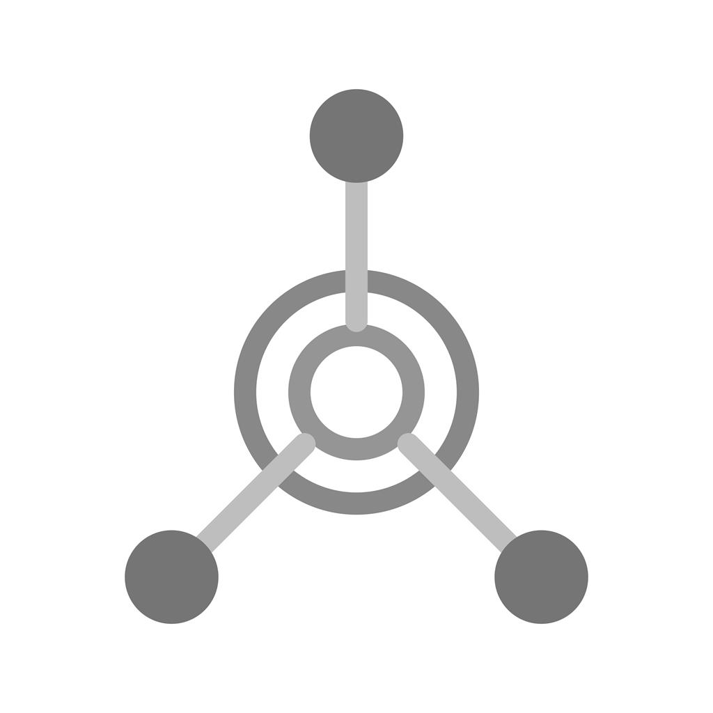Network III Greyscale Icon