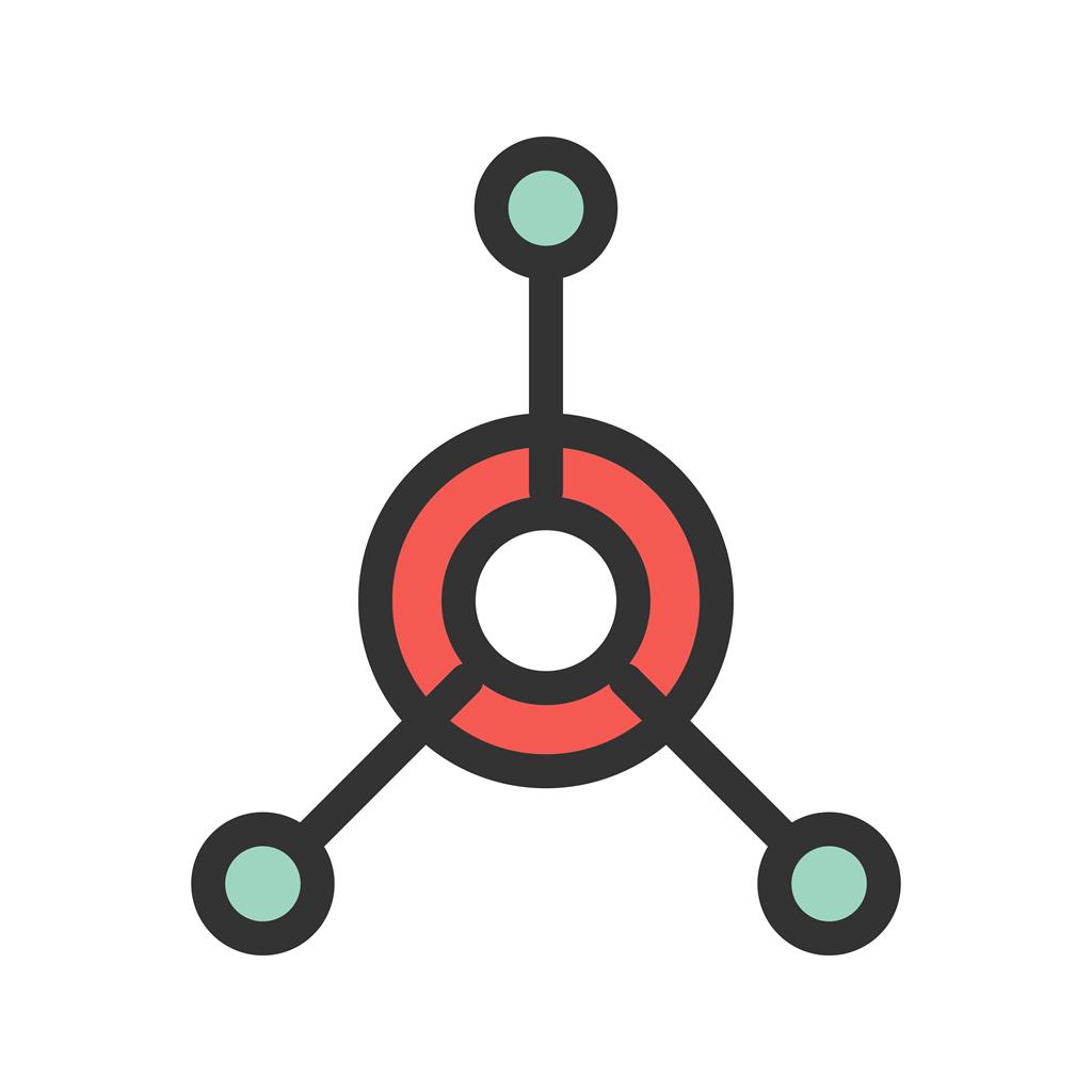 Network III Line Filled Icon