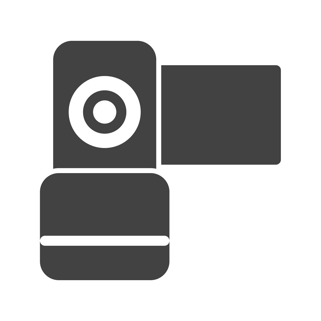 Video Camera Glyph Icon