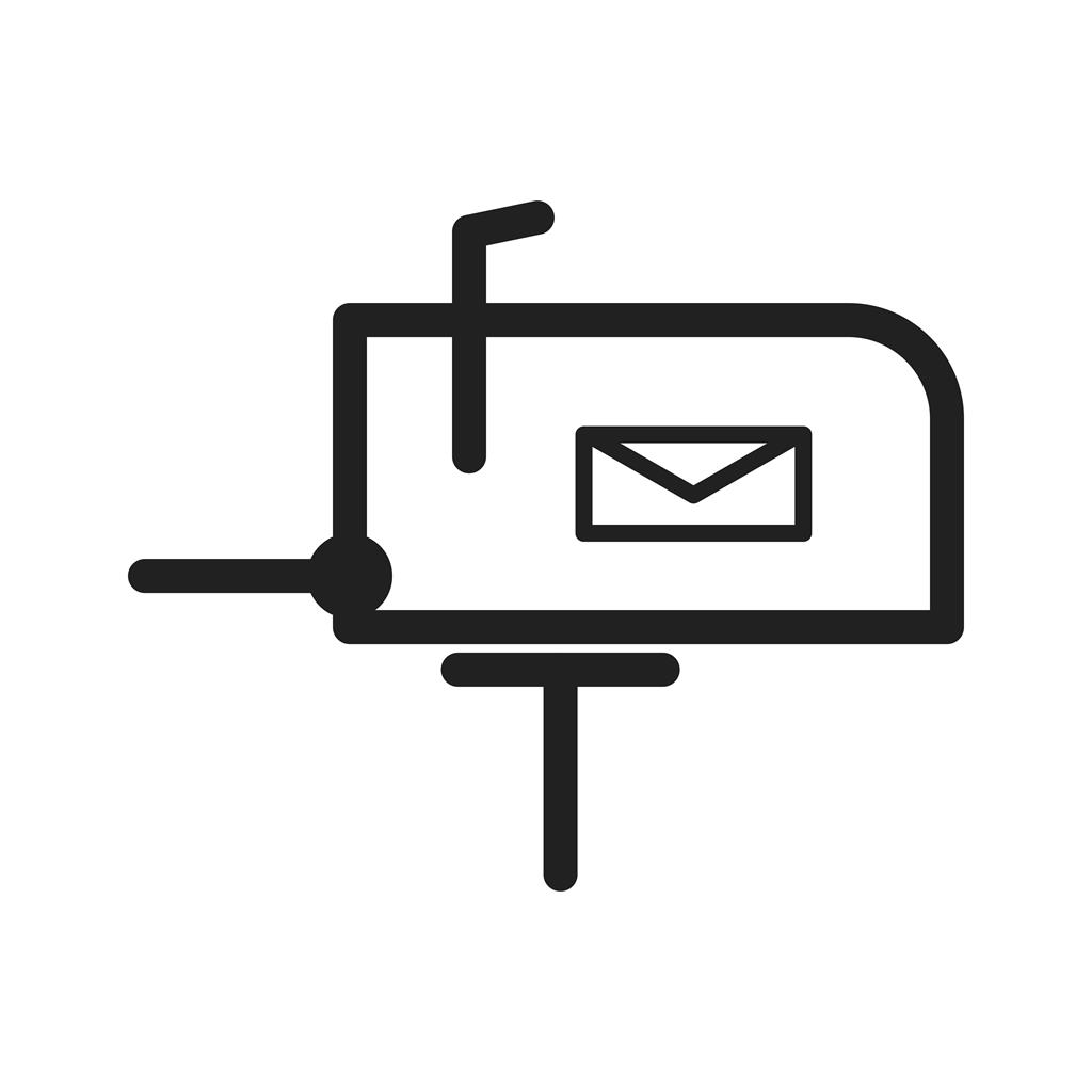 LetterBox Line Icon
