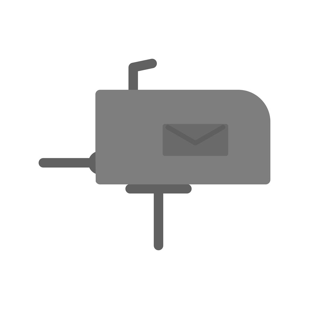 LetterBox Greyscale Icon