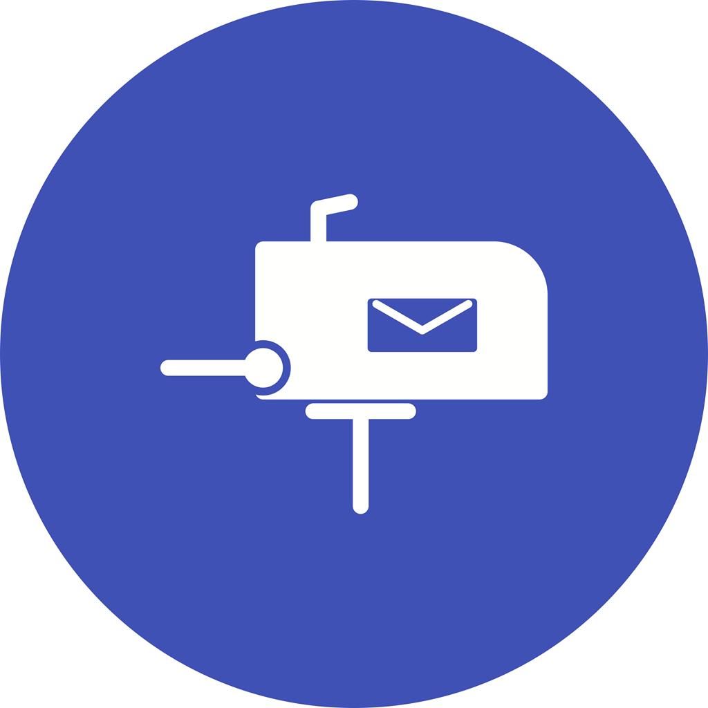 LetterBox Flat Round Icon