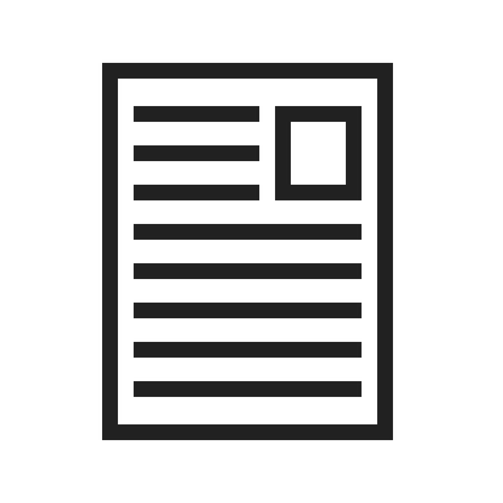 User Documents Line Icon