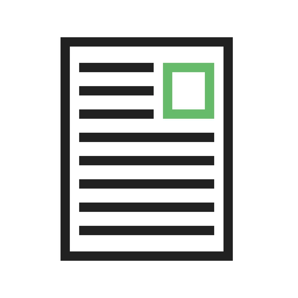 User Documents Line Green Black Icon