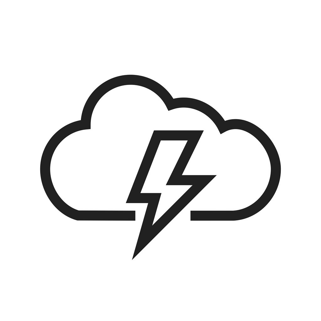 Cloud Line Icon - IconBunny