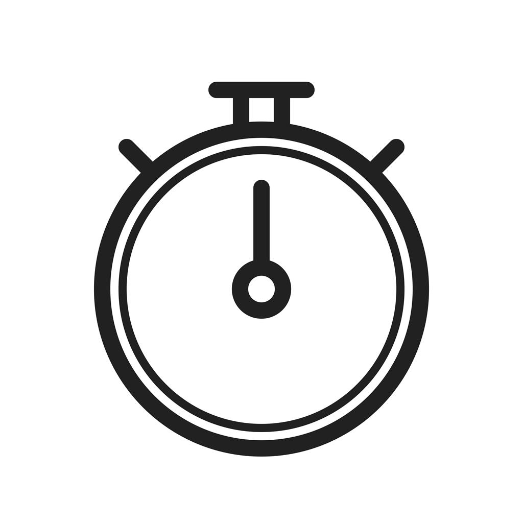 Timer Line Icon