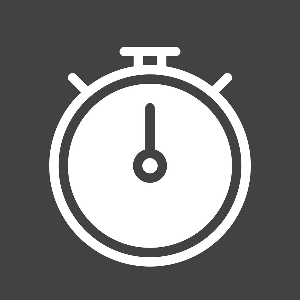 Timer Glyph Inverted Icon