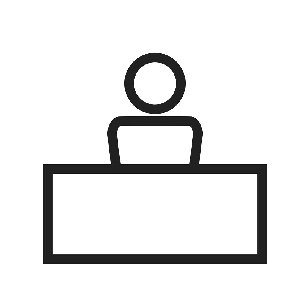 Office Work Line Icon