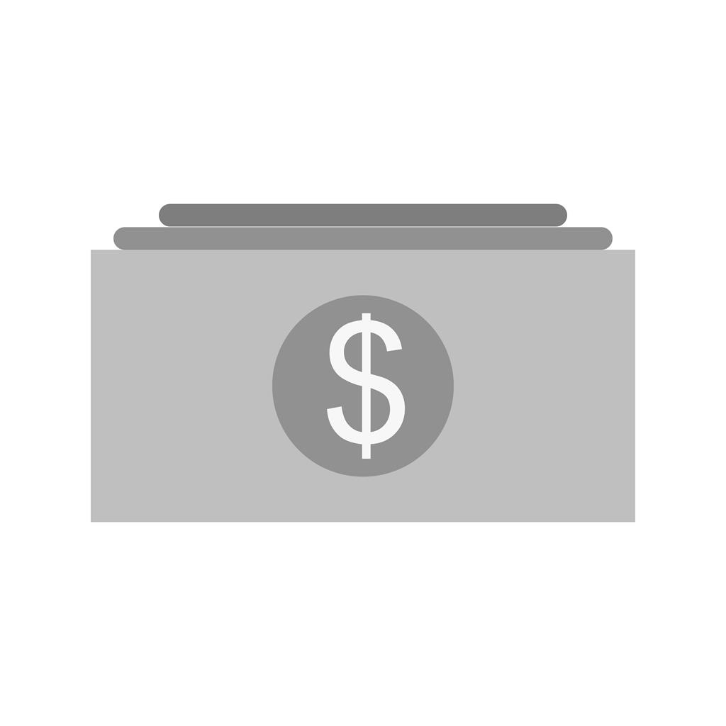 Cash Greyscale Icon