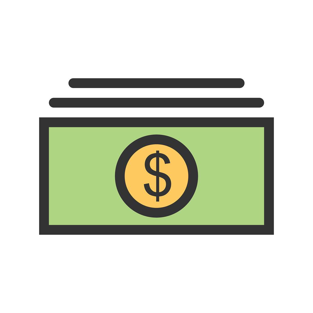 Cash Line Filled Icon