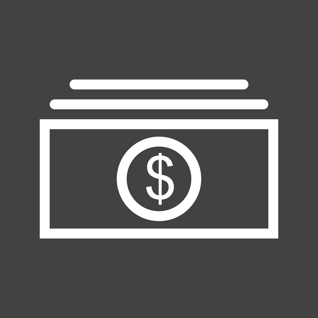Cash Line Inverted Icon
